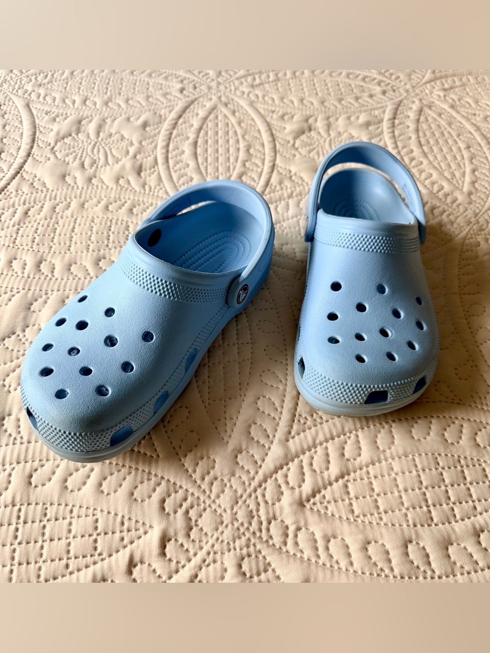 Crocs Classic Clog Light Blue Women’s 8 (Men’s 6) Slip On Comfort Shoes